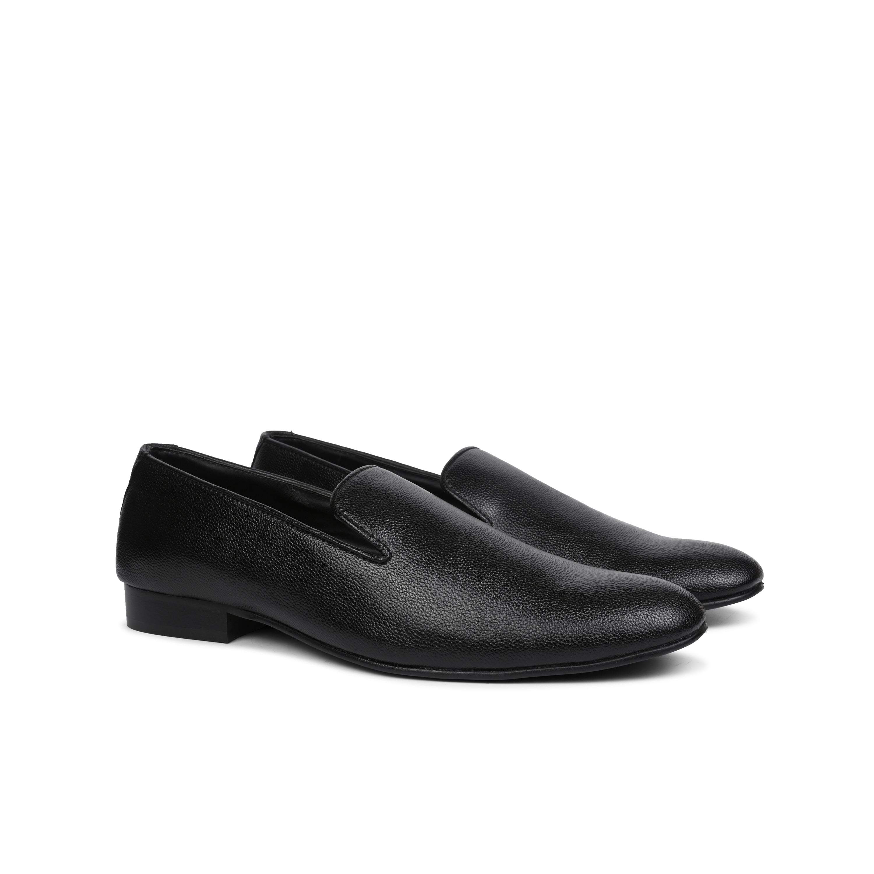 Black Leather Loafers