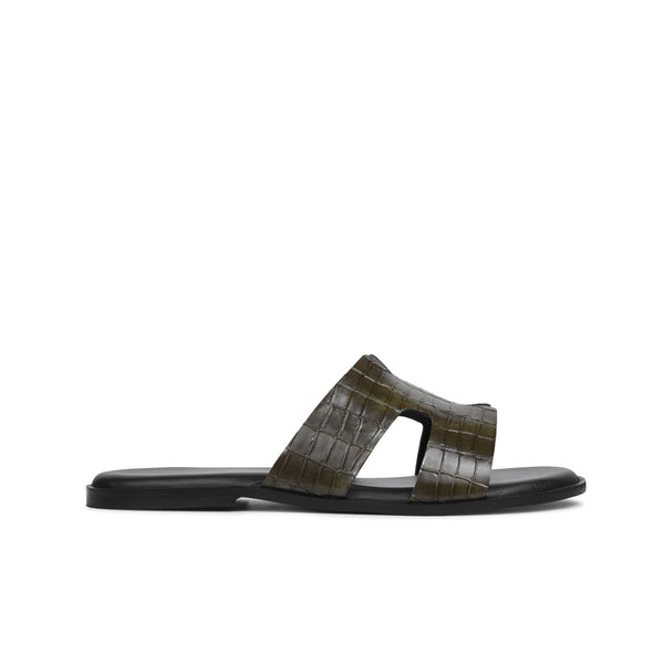Croco Texture Slip on