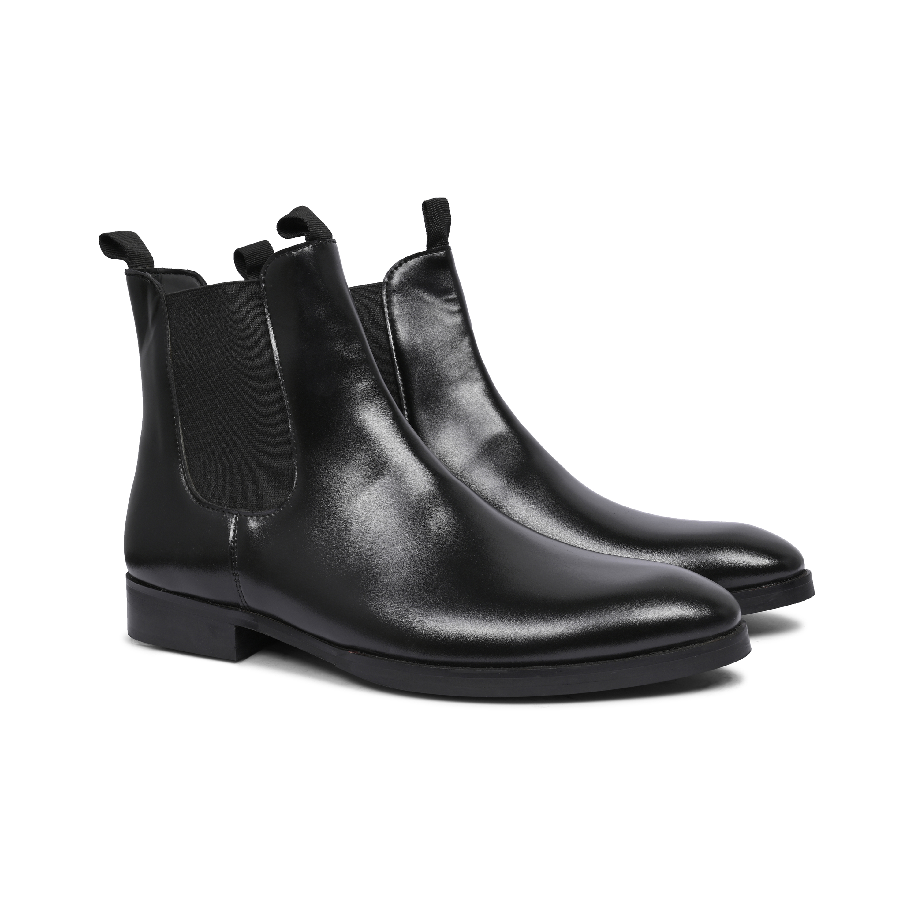 Black velvet chelsea clearance boots