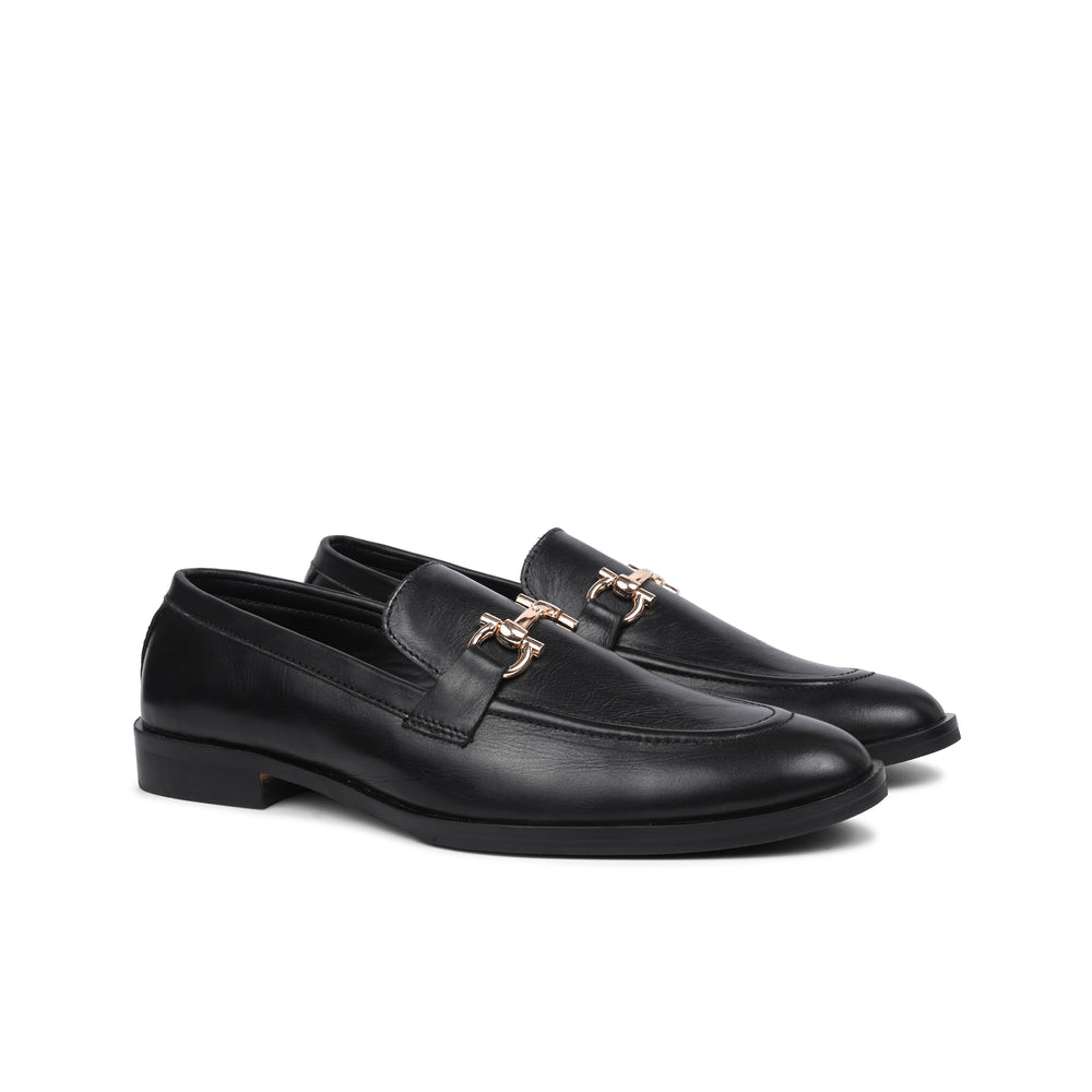 Leather Buckle Loafer
