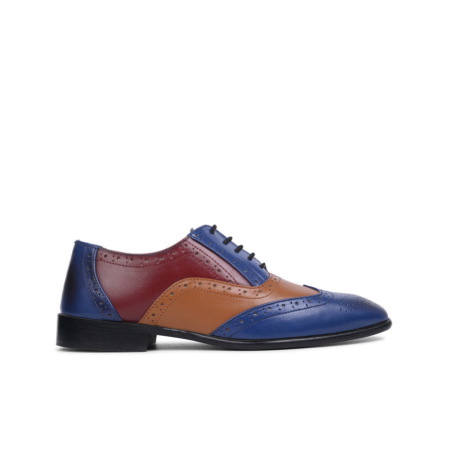 tricolour Lace Shoes