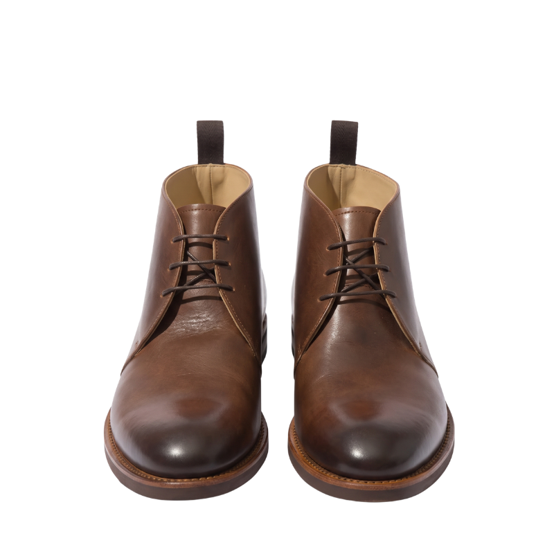 Derby Leather Chukka Ankle Boots