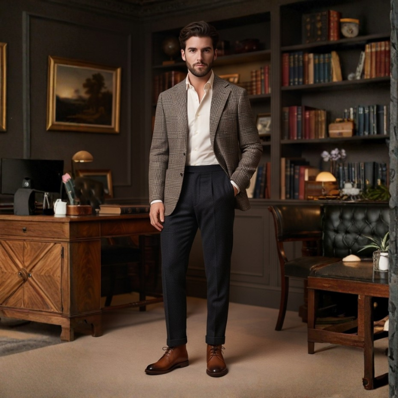 Derby Leather Chukka Ankle Boots