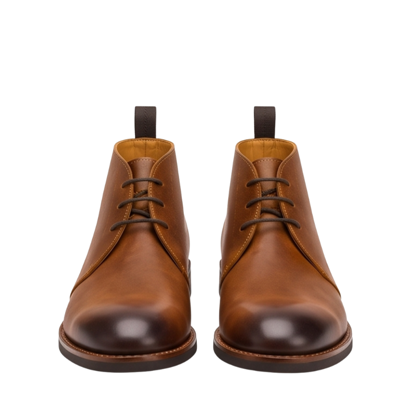 Derby Leather Chukka Ankle Boots