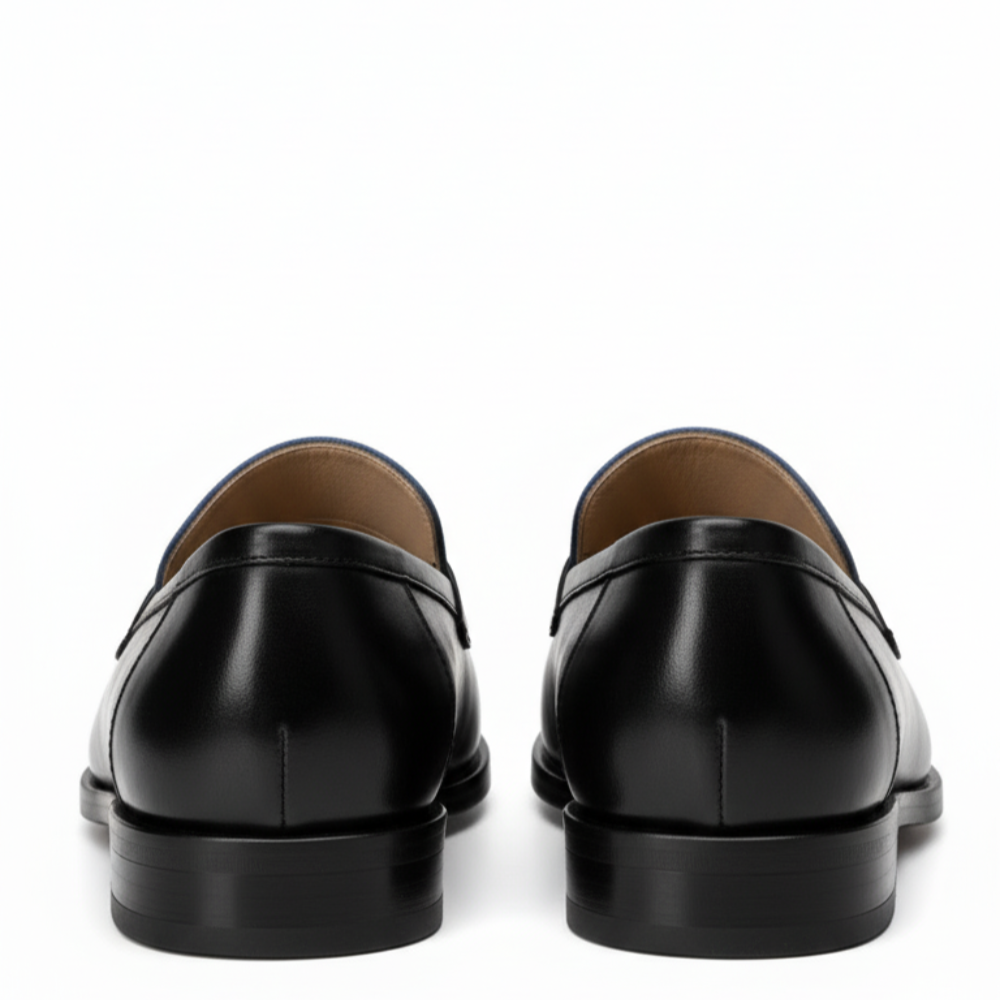Dual-Tone Italian Luxe Panel Loafers