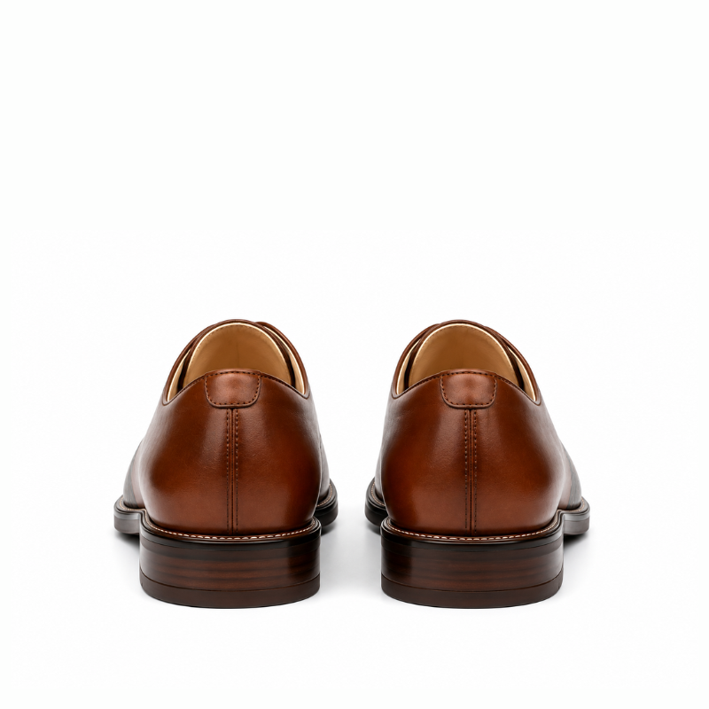 Eagle Heritage Hand-Painted Leather Oxford Shoes
