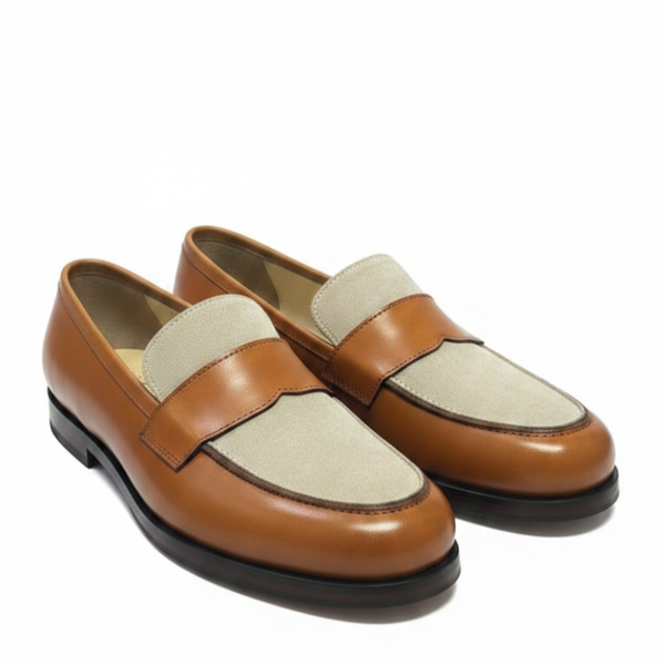 Ebon Dual Tone Italian Loafer