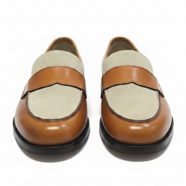 Ebon Dual Tone Italian Loafer