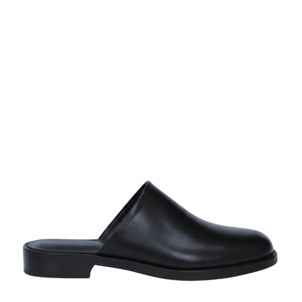 Ebon Luxe Italian Mule Silhouette