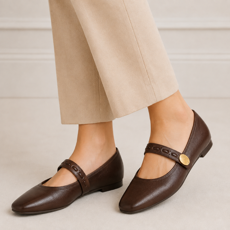 Elara Classic Mary Jane Flats