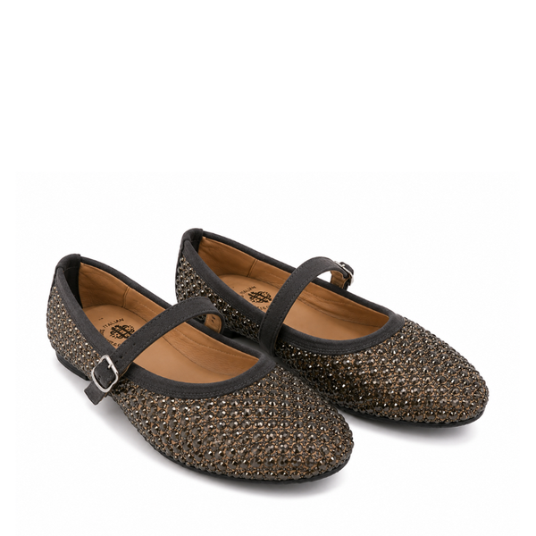 Elara Luxe Embellished Ballet Flats