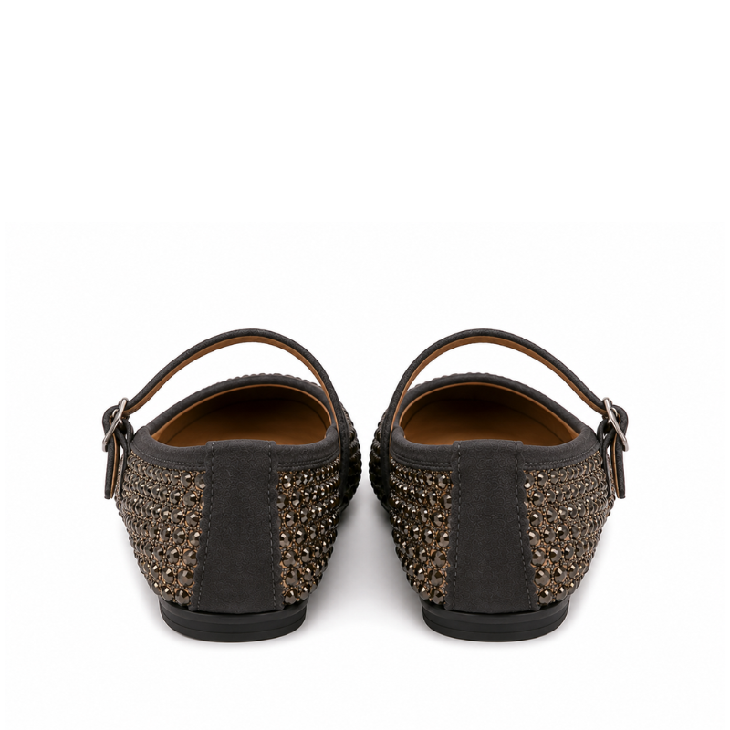 Elara Luxe Embellished Ballet Flats