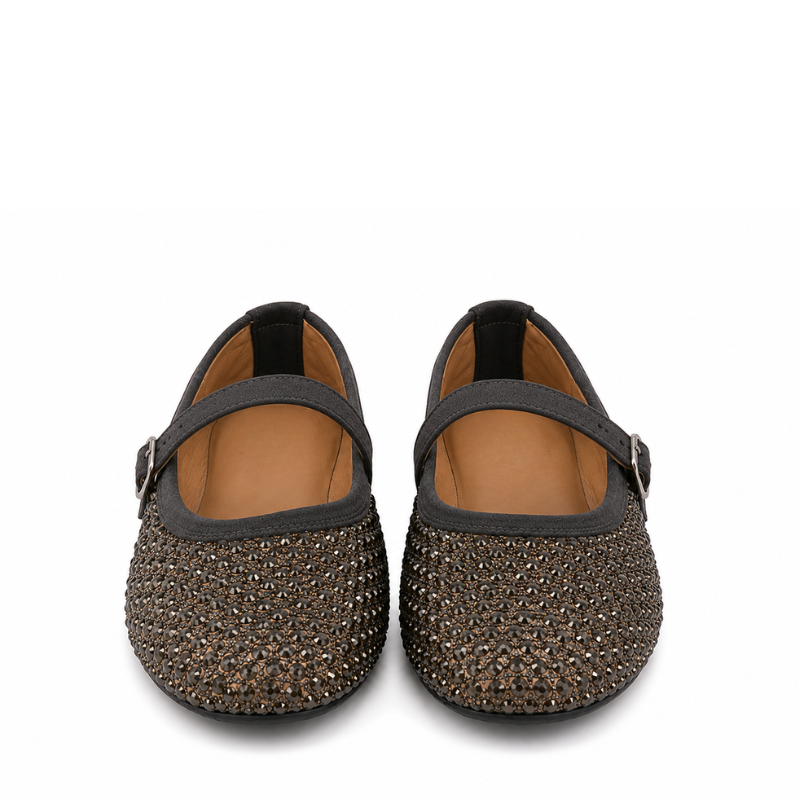 Elara Luxe Embellished Ballet Flats
