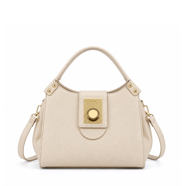 Elegant Crest Luxury Leather Handbag