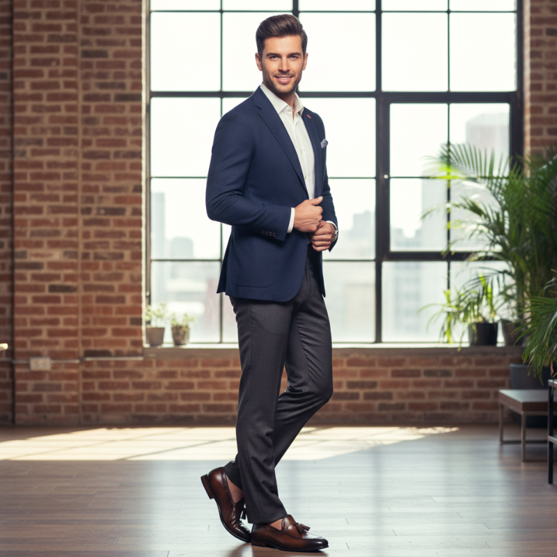 Elegant Tradition Leather Classic Tassel Loafers