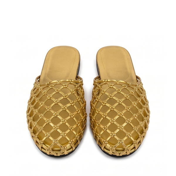 Elegant Woven Slip-On Comfort Flats