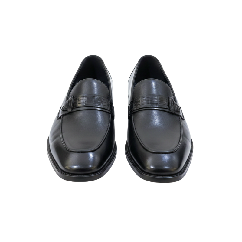 Elite Craft Elegant Strap Leather Loafers