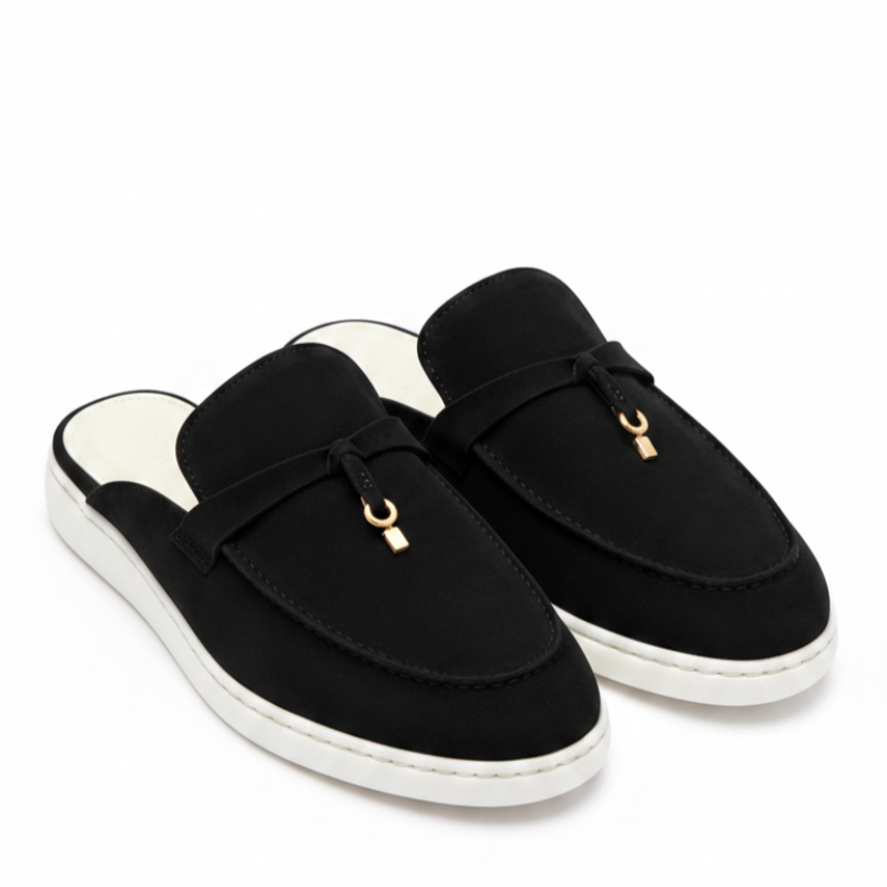 Elvaro Tassel Detail Comfort Daily Wear Mules