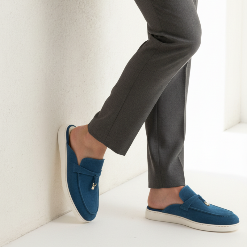Elvaro Tassel Detail Comfort Daily Wear Mules
