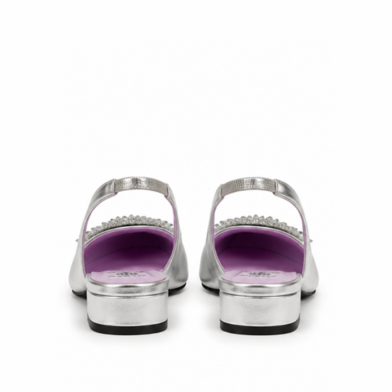 Embellished Slingback Ballerinas