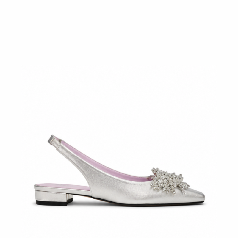 Embellished Slingback Ballerinas