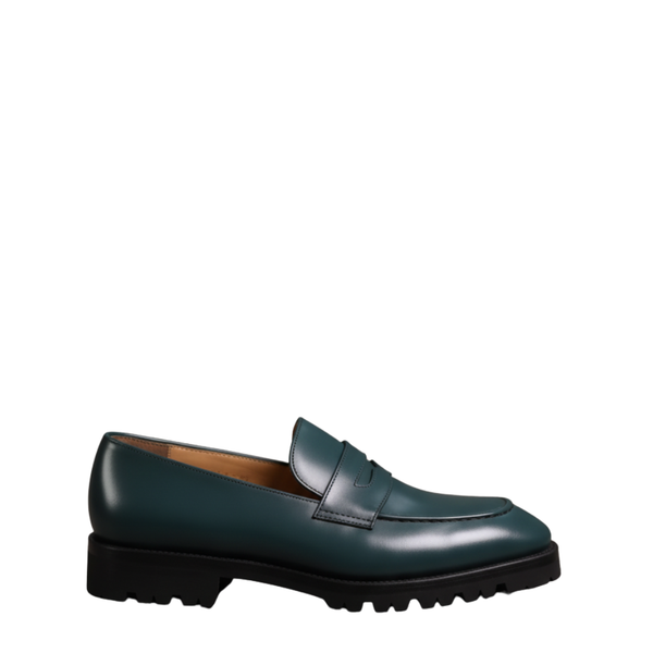 Emerald Classic Penny Strap Loafers