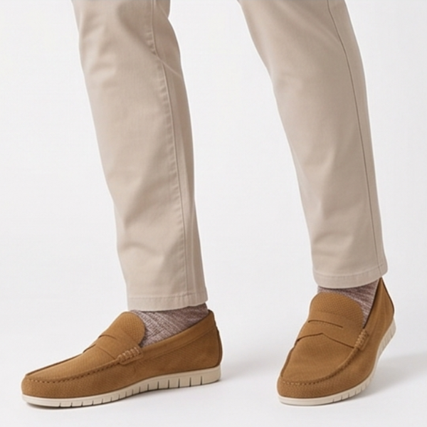 Erraflex Perforated Comfort Penny Loafers
