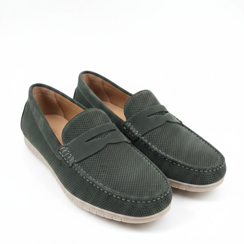 Erraflex Perforated Comfort Penny Loafers