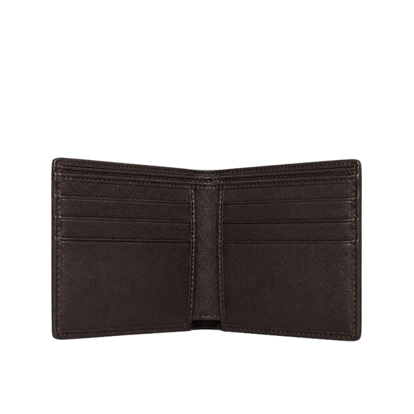 Espresso Classic Leather Bifold Wallet