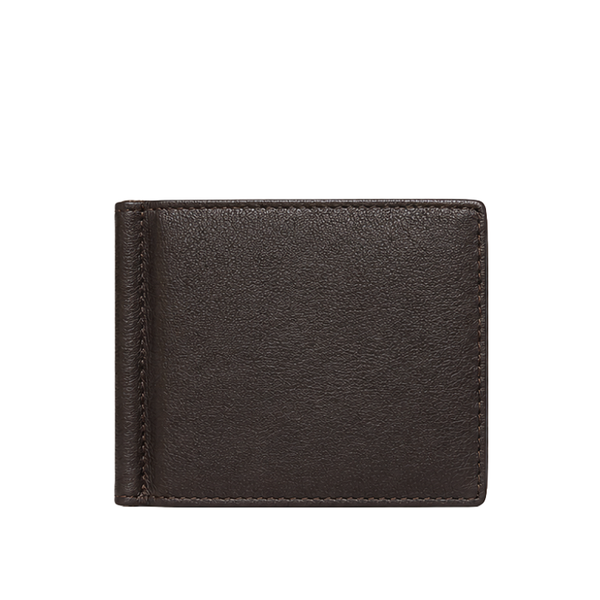 Espresso Classic Leather Bifold Wallet
