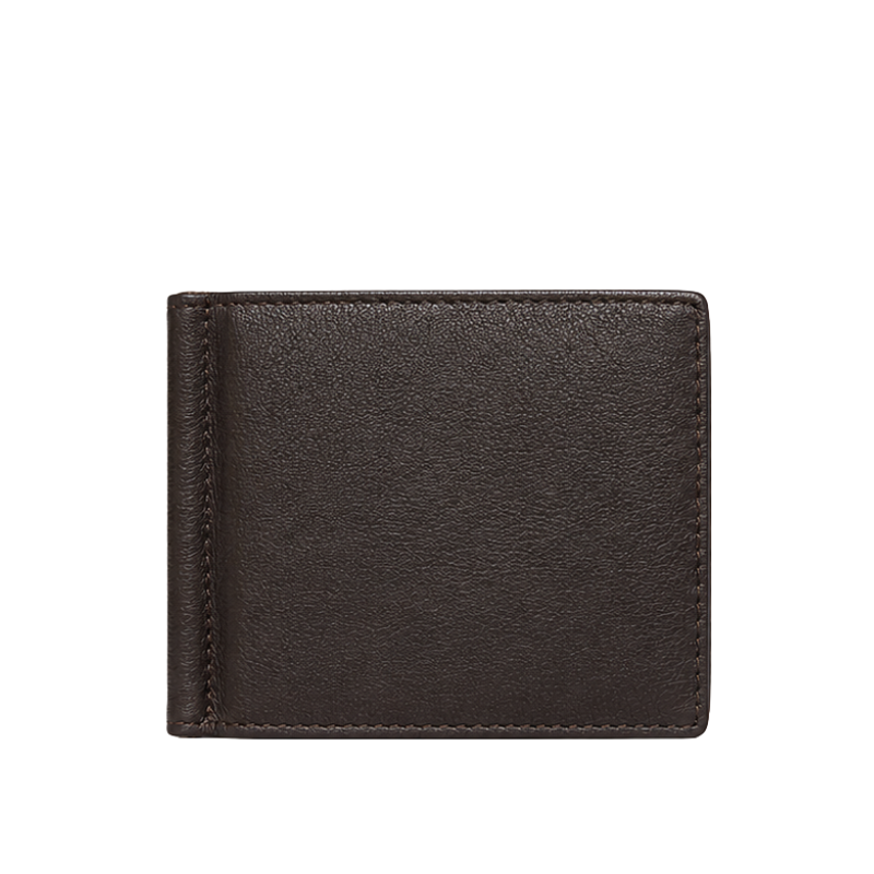 Espresso Classic Leather Bifold Wallet