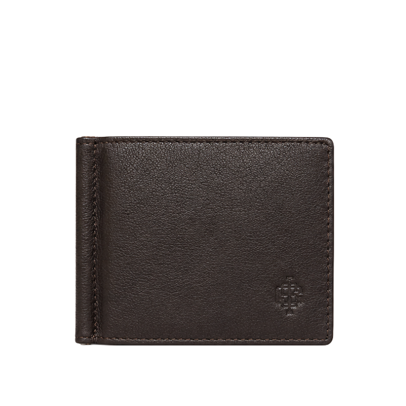 Espresso Classic Leather Bifold Wallet