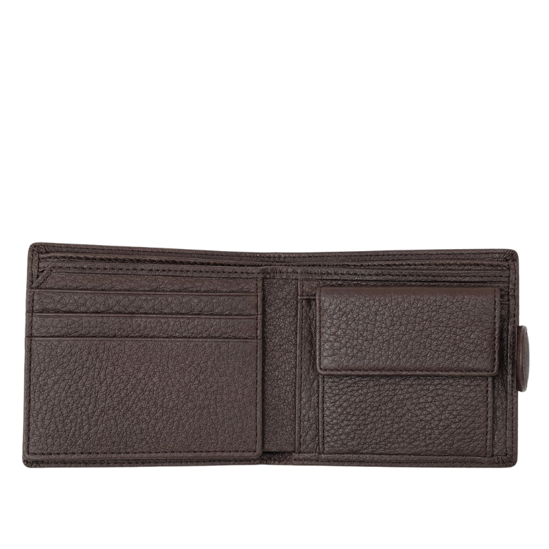 Espresso Heritage Snap Bifold Wallet