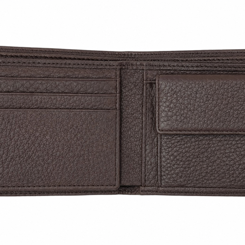 Espresso Heritage Snap Bifold Wallet