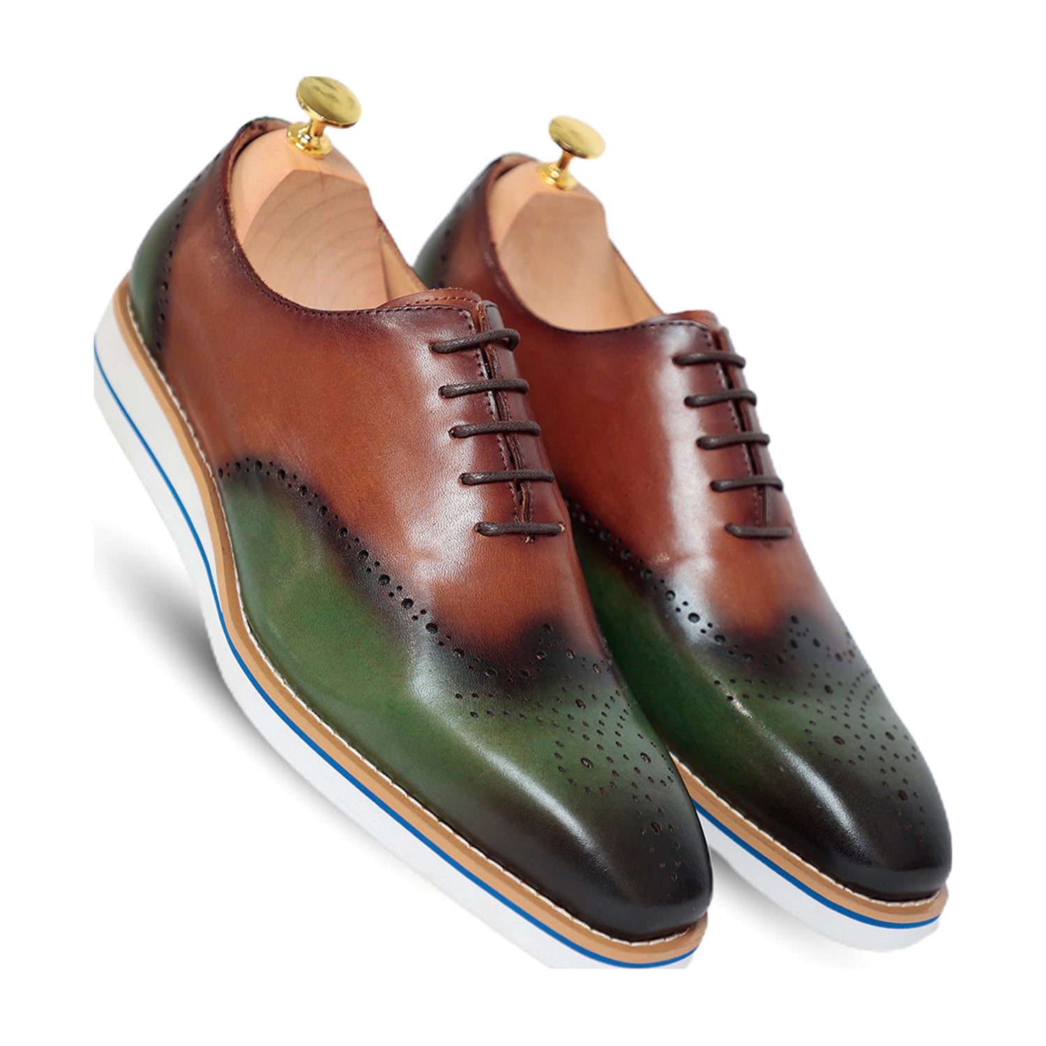 Ethen Green Brown Oxford