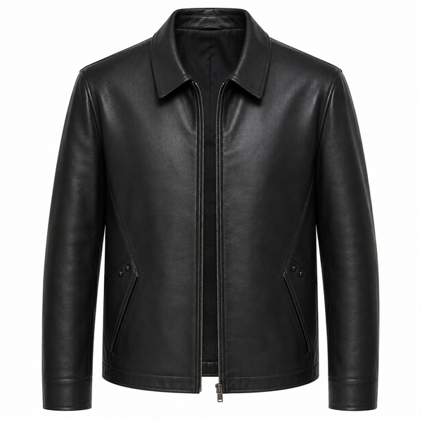 Executive Luxury Italian Leather Jacket