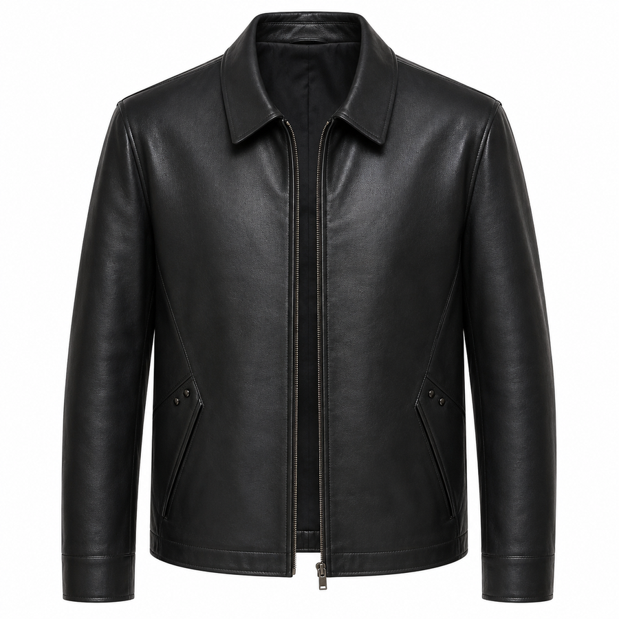 Executive Luxury Italian Leather Jacket