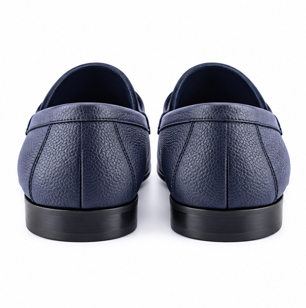 Exotic Ostrich Deer Skin Moccasins Loafers
