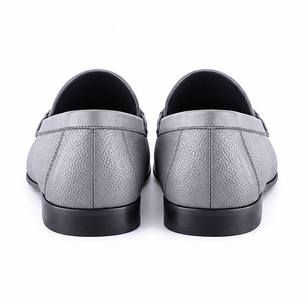Exotic Ostrich Deer Skin Moccasins Loafers