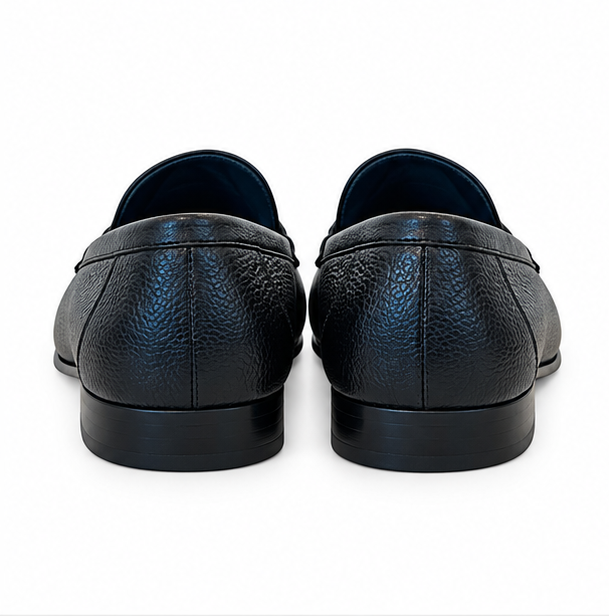 Exotic Ostrich Deer Skin Moccasins Loafers
