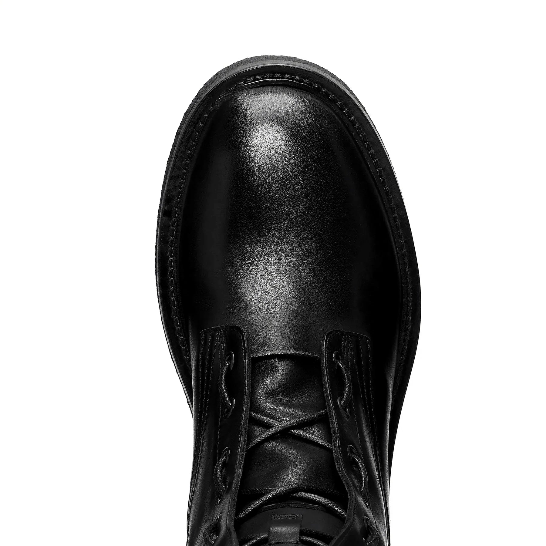 Lorenzo Combat Boot - Black Leather