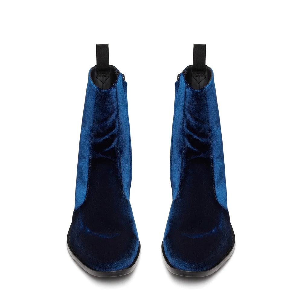 Side Zip Boot Velvet