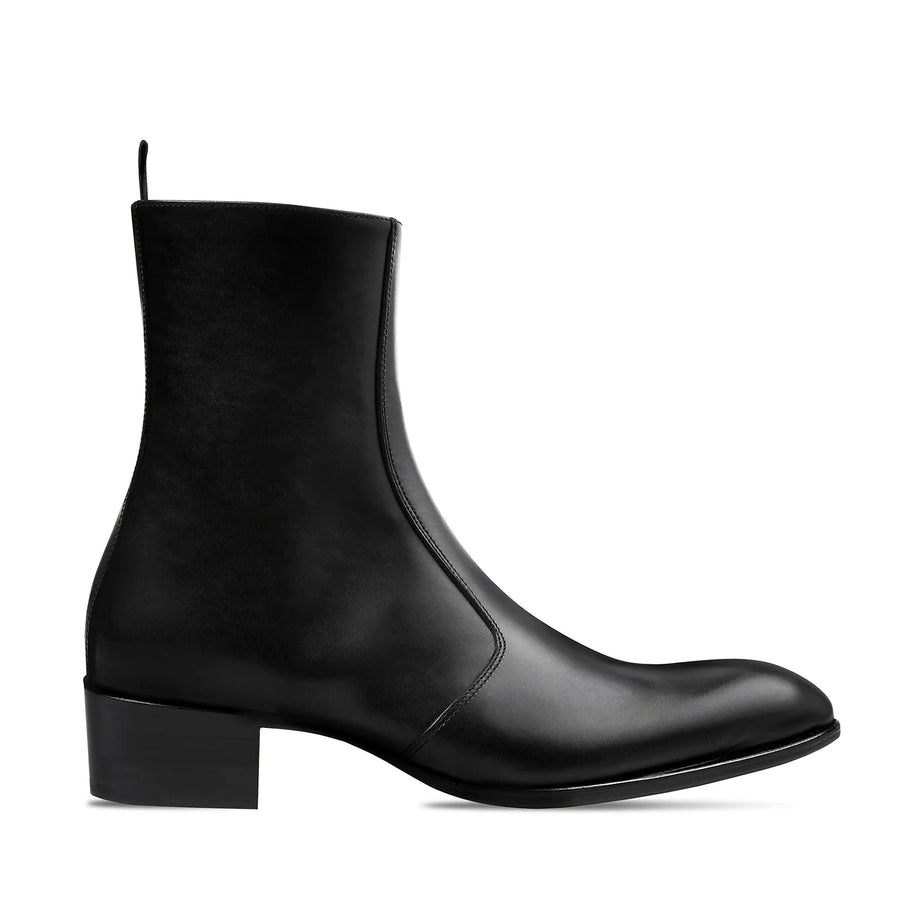 Side Zip Boot Natural Leather