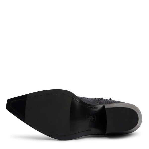 Raven Python Hand Dyed Leather Shoe for Men