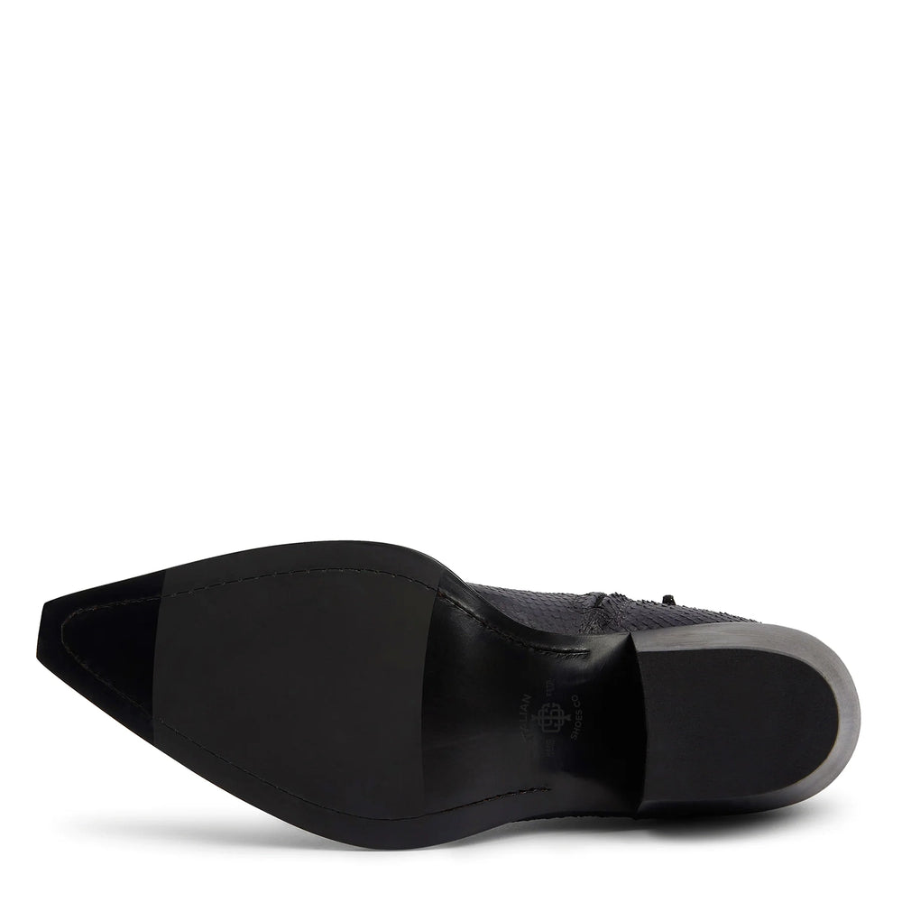 Raven Python Hand Dyed Leather Shoe for Men