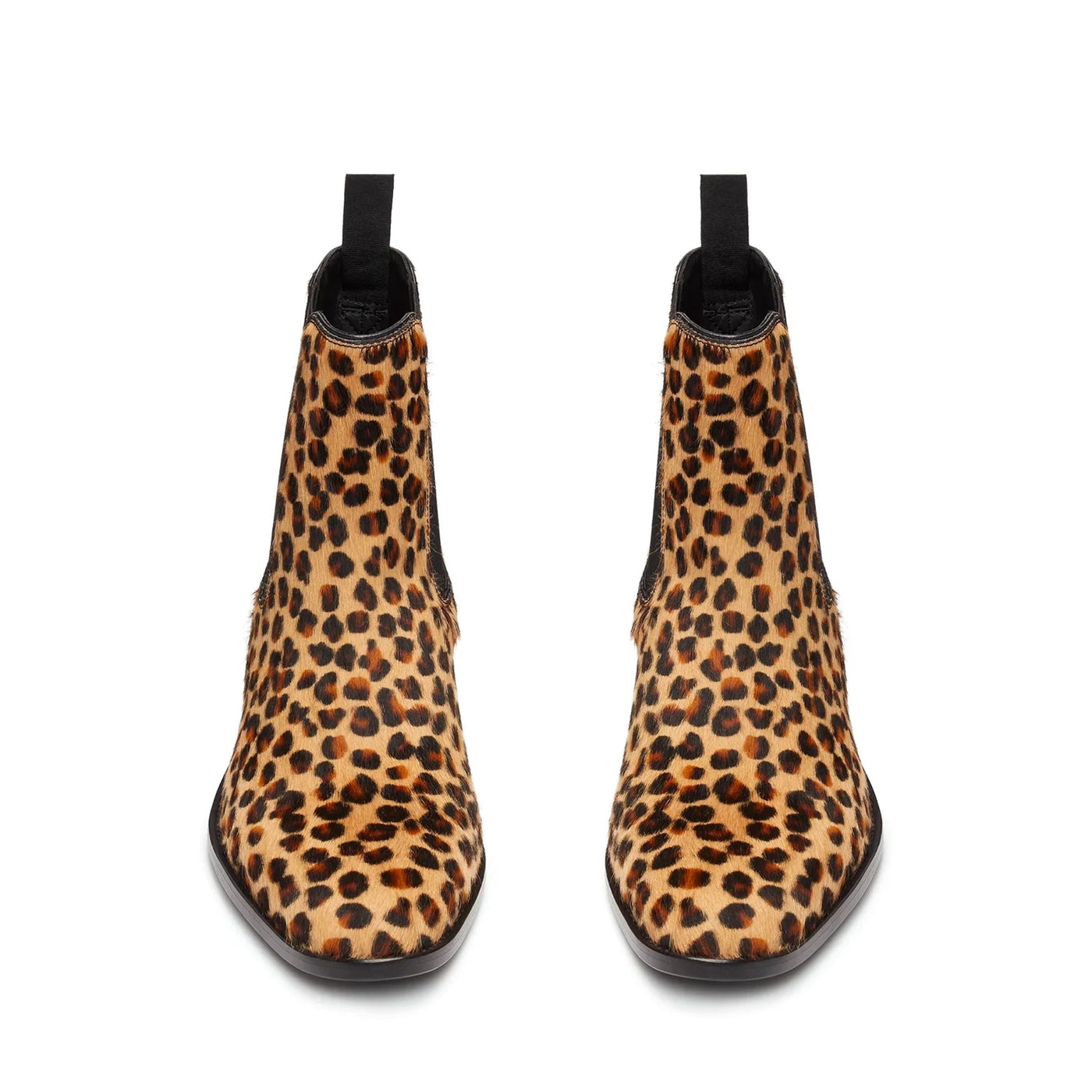 Chelsea Boot - Leopard Print Pony Hair