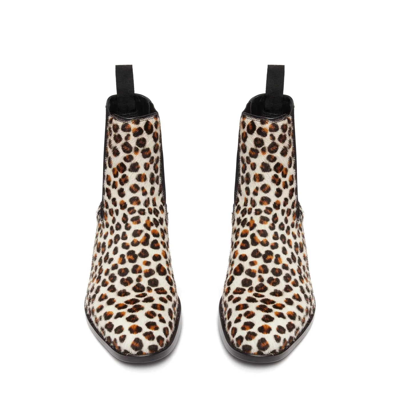 Chelsea Boot - Leopard Print Pony Hair