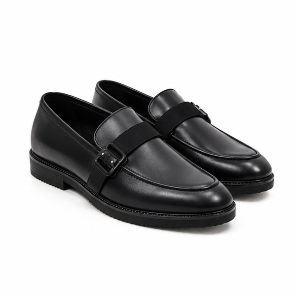 Ferrano Eclipse Leather Buckle Loafers