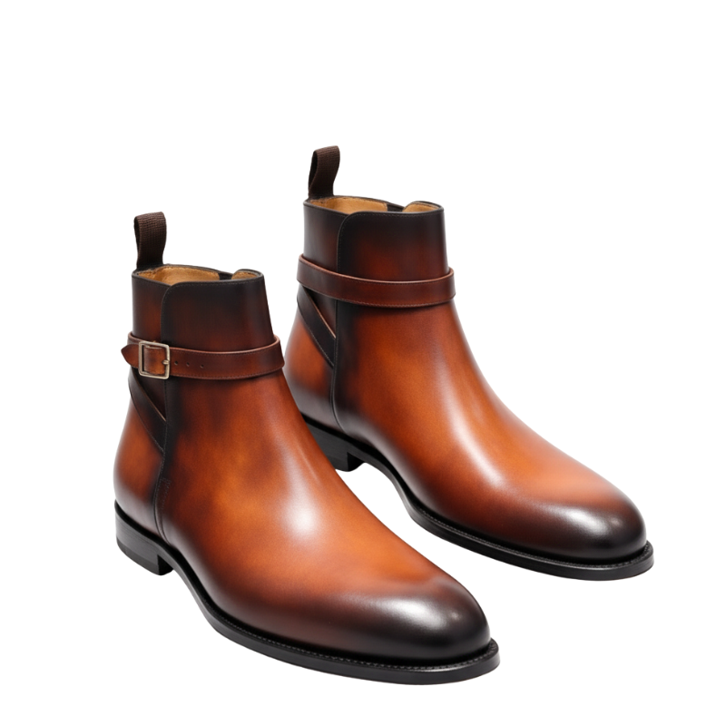 Luxury Florence Burnished Jodhpur Boots