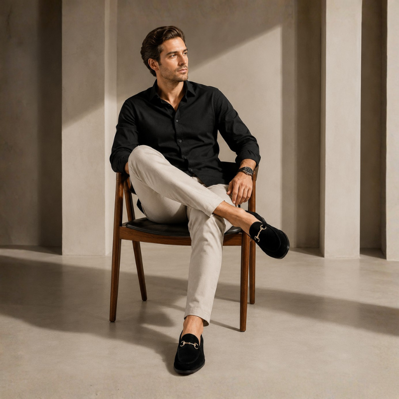 Classic Gideon Suede Horsebit Loafers